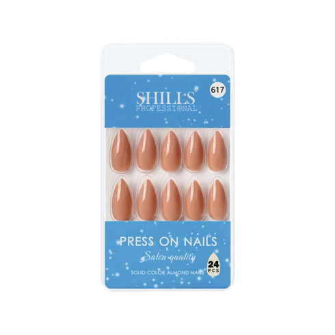 Shills Professional Glossy Solid Color Nails Sharp Almond(SPN605-SPN630)