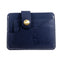 Vhaanfootwear Blue Color of Artisanal Luxe Special Pure Leather Card Holder Handcrafted Luxury with RFID Protection
