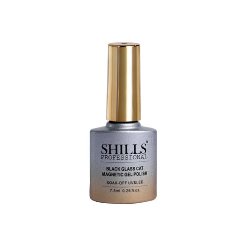 Shills Professional Black Glass Cat Magnetic Gel Polish
