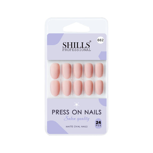 Shills Professional Matte Solid Color Nails Oval(SPN657-SPN666)