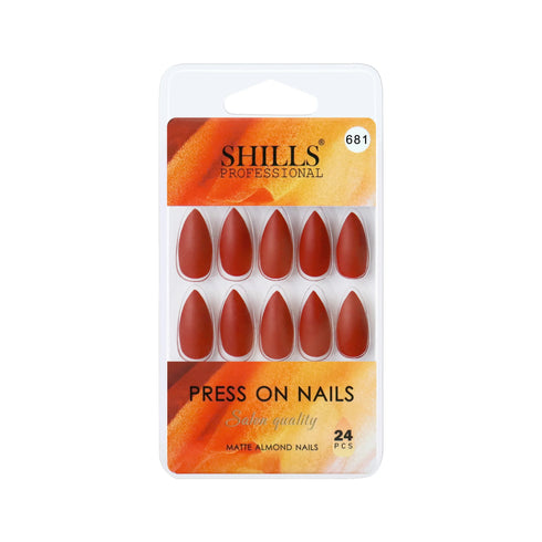 Shills Professional Matte Solid Color Nails Square(SPN677-SPN686)