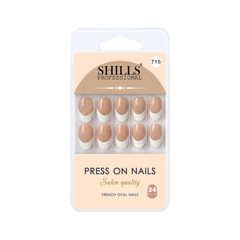 Shills Professional Press On Nail Arts Oval(SPN708-SPN720)