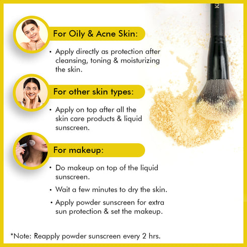 Keya Seth Aromatherapy Umbrella Sunscreen Advanced Protection Kit SPF 60 Solution + SPF 50 Powder