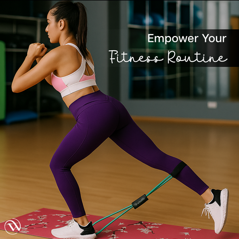 Wiselife Yoga Tube Band - 8 Shaped Resistance Loop Band