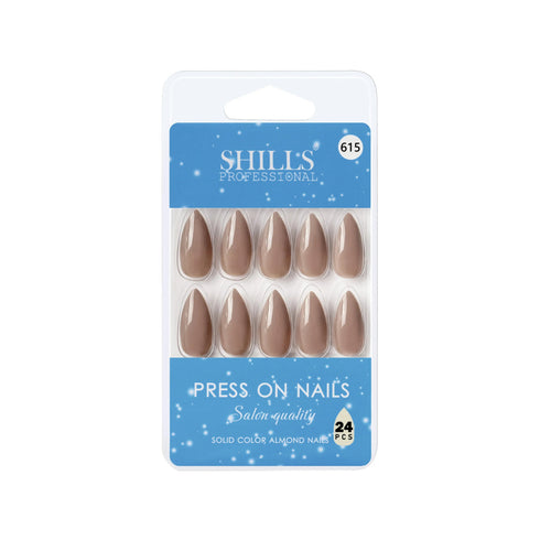Shills Professional Glossy Solid Color Nails Sharp Almond(SPN605-SPN630)