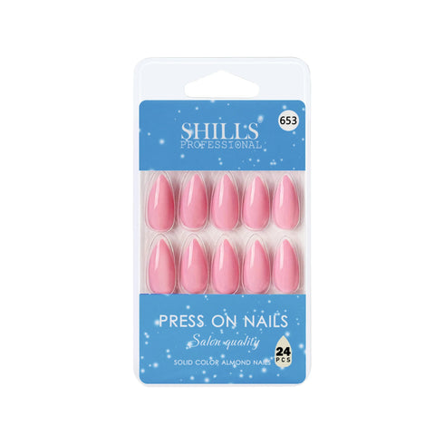 Shills Professional Glossy Solid Color Nails Sharp Almond(SPN631-SPN656)