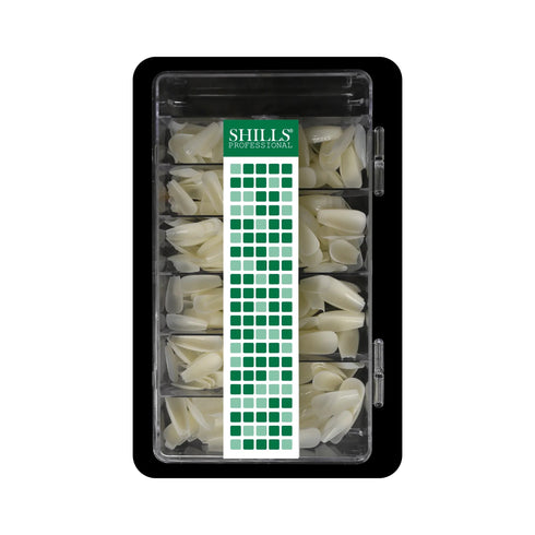 Shills Professional Soft Gel Matte T-Shape Tips-PT19-NATURAL