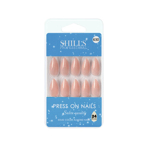 Shills Professional Glossy Solid Color Nails Sharp Almond(SPN605-SPN630)