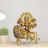 Brass Durgaji Colour Goddess Idol Statue 5.6Kg