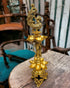 Tamas Brass Ten Wicks Peacock Lamp