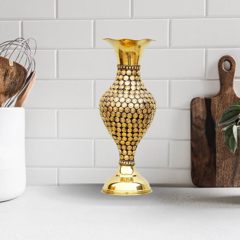 Brass Home And Garden Flower Pot 0.54Kg