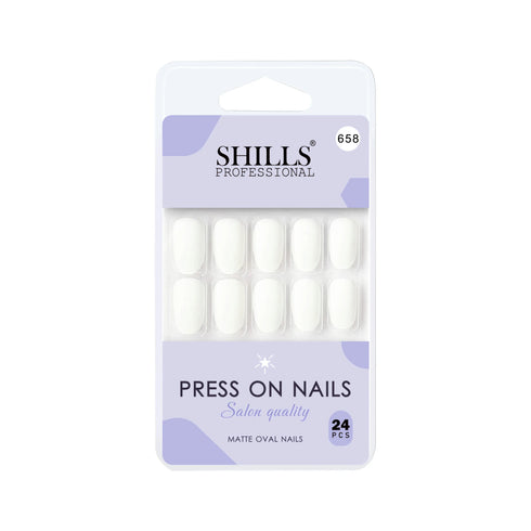Shills Professional Matte Solid Color Nails Oval(SPN657-SPN666)