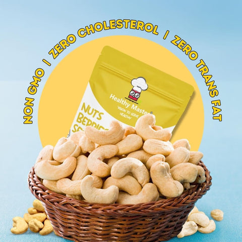 Healthy Master Cashew Nuts |Kaju | Medium