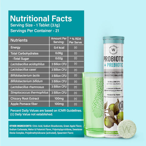 Wellbeing Nutrition Daily Probiotic + Prebiotic