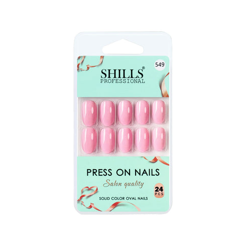 Shills Professional Glossy Solid Color Nails Oval(SPN527-SPN552)