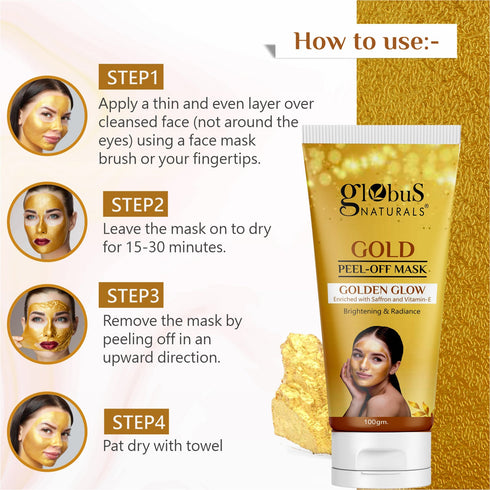 Globus Naturals Gold Peel Off Mask