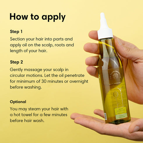 Theearthcollective in Almond Oil Plus Hair Oil For Dry & Rough Hair Triphala & Nagarmotha