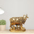 Brass Cow With Calf Statue 2.2Kg