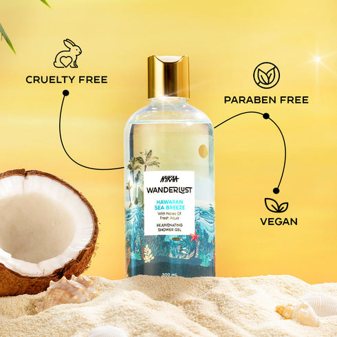 Wanderlust Hawaiian Sea Breeze Fresh Perfume Body Wash