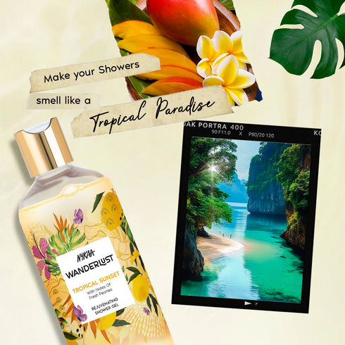 Wanderlust Tropical Sunset Fruity Fresh Perfume Body Wash