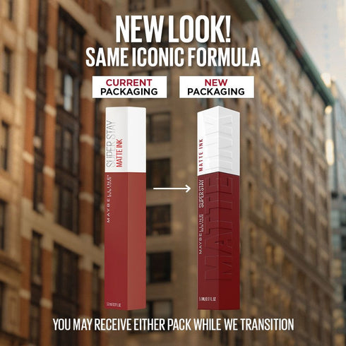 Maybelline New York Super Stay Matte Ink Liquid Lipstick, Lasts Up to 16 Hours | 245 Seeker