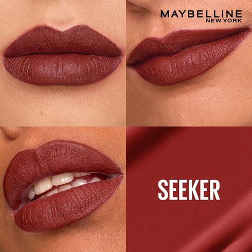 Maybelline New York Super Stay Matte Ink Liquid Lipstick, Lasts Up to 16 Hours | 245 Seeker