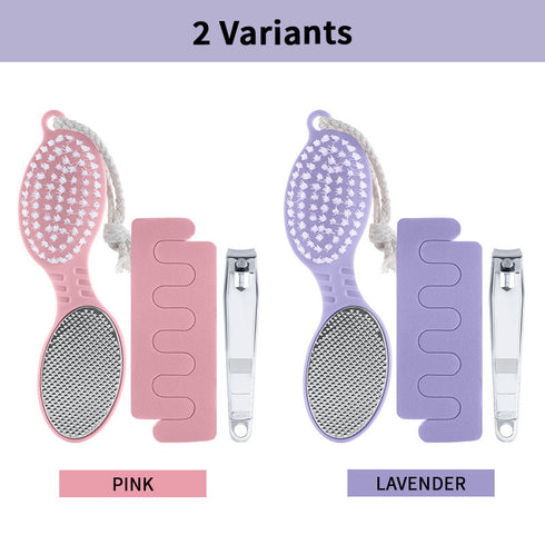 Nykaa 3 in 1 Pedicure Kit (Nail Cutter + Toe Separator + 4 in 1 Foot Scrub Tool)