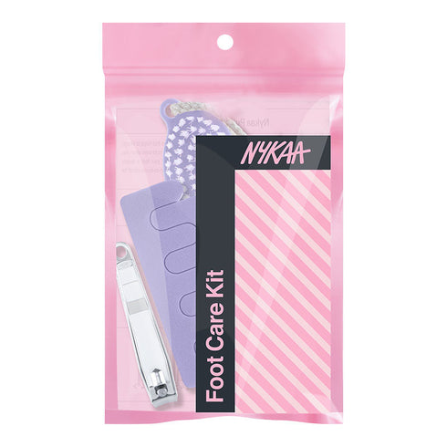 Nykaa 3 in 1 Pedicure Kit (Nail Cutter + Toe Separator + 4 in 1 Foot Scrub Tool)