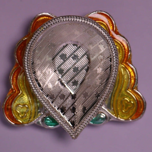 Pure Silver Gold Butterfly Fancy Diya 15g