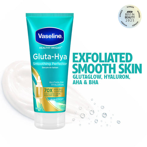 Vaseline Gluta-Hya AHA + BHA Body Lotion for Strawberry Skin 200ml