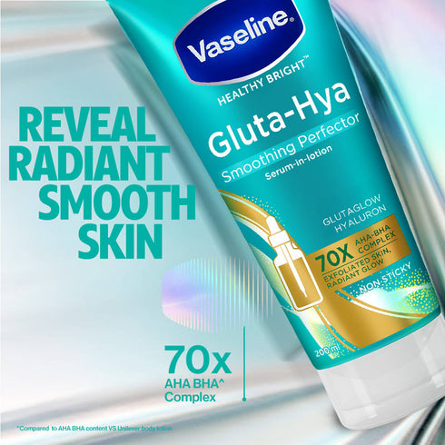 Vaseline Gluta-Hya AHA + BHA Body Lotion for Strawberry Skin 200ml