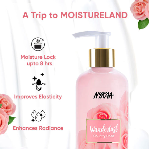 Wanderlust Country Rose Floral Fragrance Moisturising Body Lotion