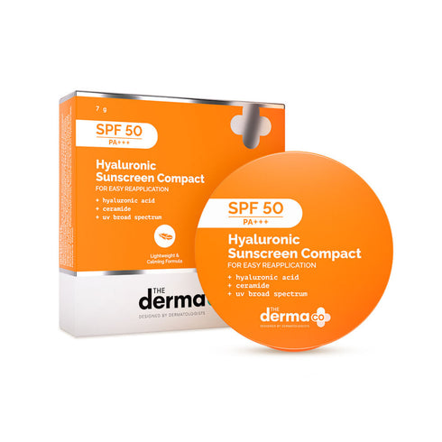 The Derma Co. Hyaluronic Sunscreen Compact Spf 50 Pa+++