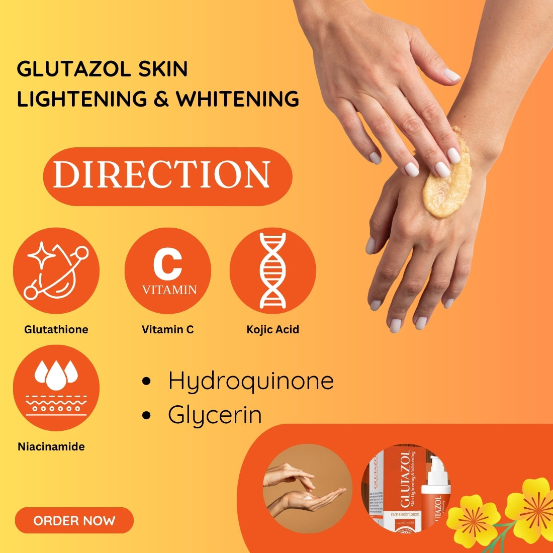 Buy Online Glutazol Skin Lightening & Whitening Face & Body Lotion for lowest price and fastest delivery. PUSHMYCART Buy Online Glutazol Skin Lightening & Whitening Face & Body Lotion for lowest price and fastest delivery. PUSHMYCART