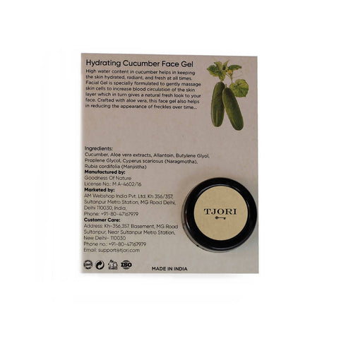 Tjori Hydrating Cucumber Face Gel