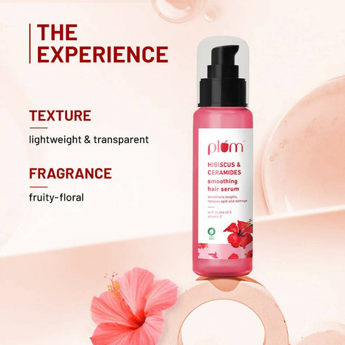 Plum Hibiscus & Ceramides Smoothing Hair Serum