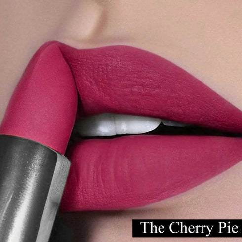 FLiCKA Wear Me Everywhere Creamy Matte Lipstick The Cherry Pie | Pink