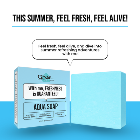 Ghar Soap Aqua Soap 100g
