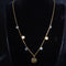 22 Carat Gold New Fancy Korean Style Pendant Necklace 3.93g by Mahita Collections