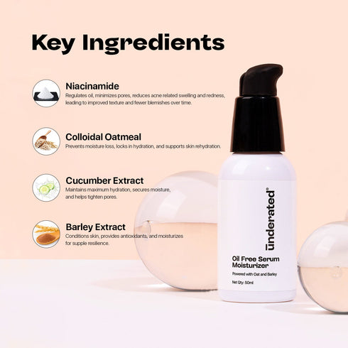 Underated Oil Free Serum Moisturizer