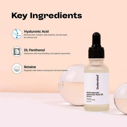 Underated Multimolecular Hyaluronic Acid 2% Serum