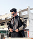 Kzari Handcrafted Embroidered Silk Blazer with Pants