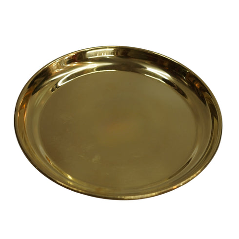 Brass Pooja Thali Plate