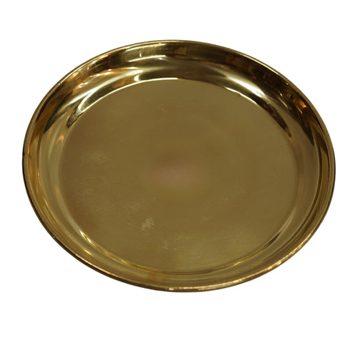 Brass Pooja Thali Plate