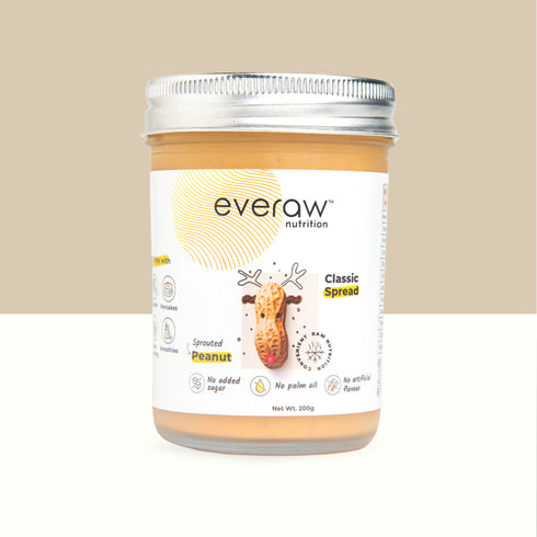Everaw Nutrition Sprouted Peanut Butter