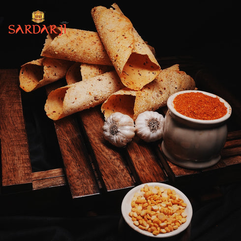 Sardar Ji Papad Chana Lahsun Papad