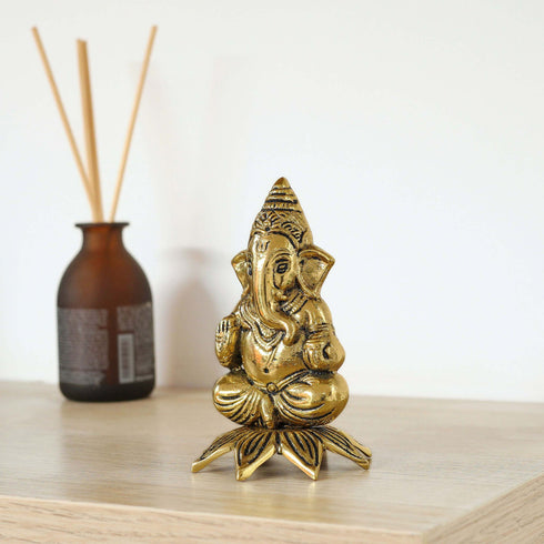 Ganesha Brass Statue
