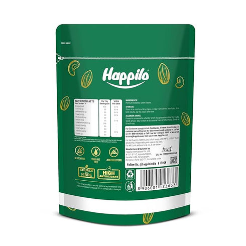 Happilo Dried Seedless Green Raisins Value Pack Pouch