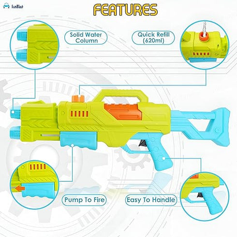 FunBlast Holi Pichkari Water Gun for Kids Boy, Girls