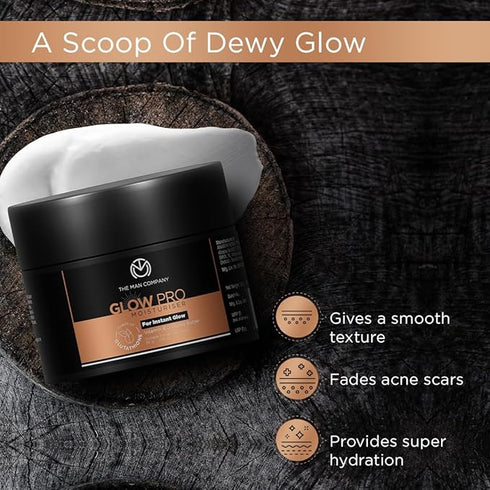 The Man Company Glow Pro Non-Sticky Daily Moisturizer For Face